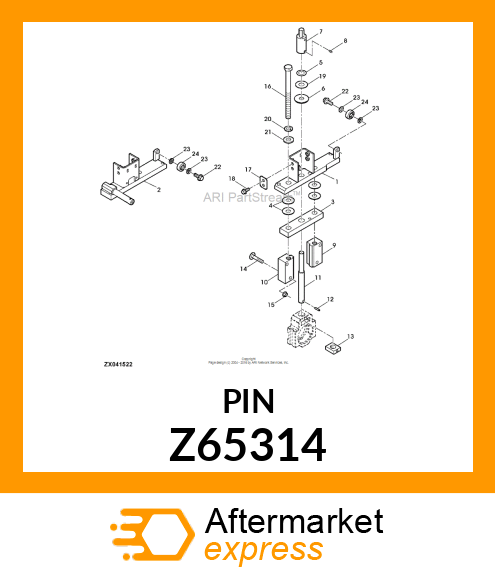 ROD, ADJUSTER Z65314