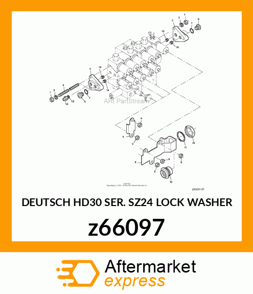 DEUTSCH HD30 SER. SZ24 LOCK WASHER z66097