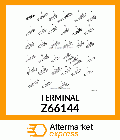 ELEC. CONNECTOR TERMINAL Z66144