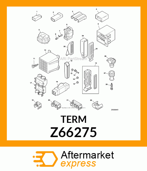 ELEC. CONNECTOR TERMINAL Z66275