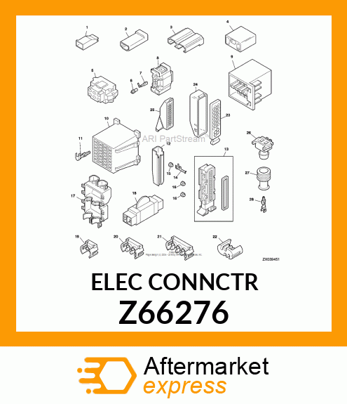 ELEC. CONNECTOR CABLE SEAL Z66276