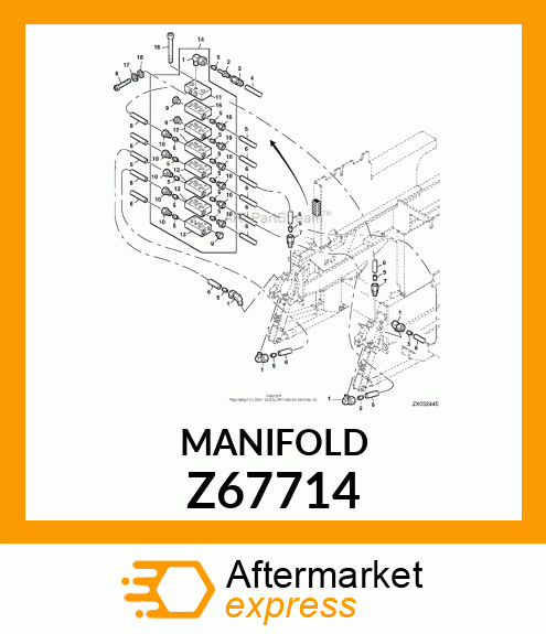 MANIFOLD Z67714