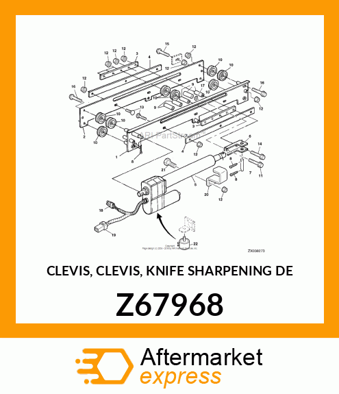 CLEVIS, CLEVIS, KNIFE SHARPENING DE Z67968