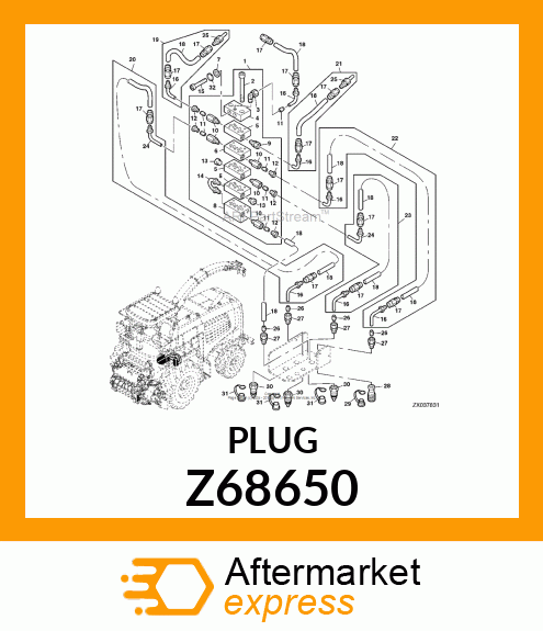 FITTING PLUG Z68650