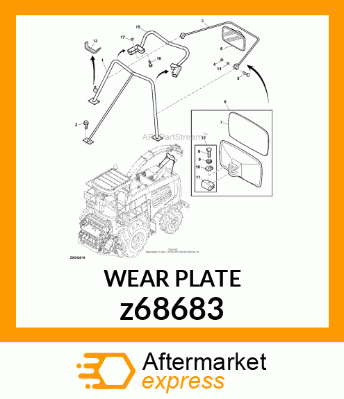 WEAR PLATE z68683