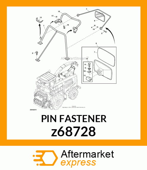 PIN FASTENER z68728