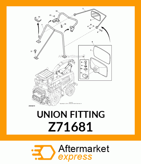 UNION FITTING Z71681