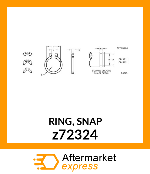 RING, SNAP z72324