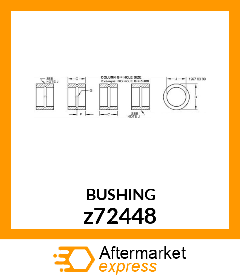 BUSHING z72448