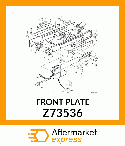 FRONT PLATE Z73536