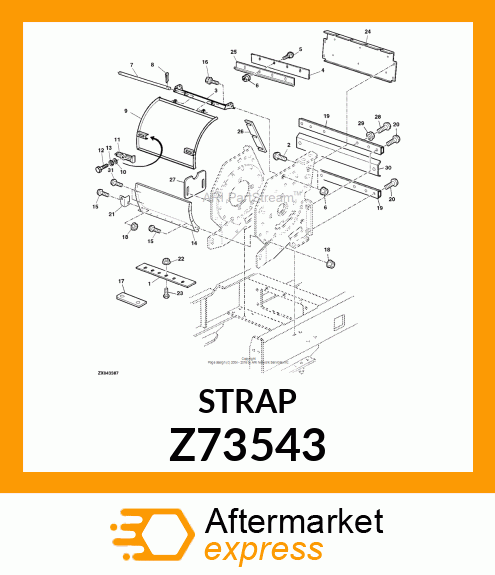 STRAP, ABRISSKANTE Z73543