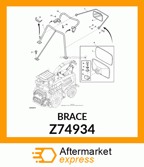 BRACE Z74934