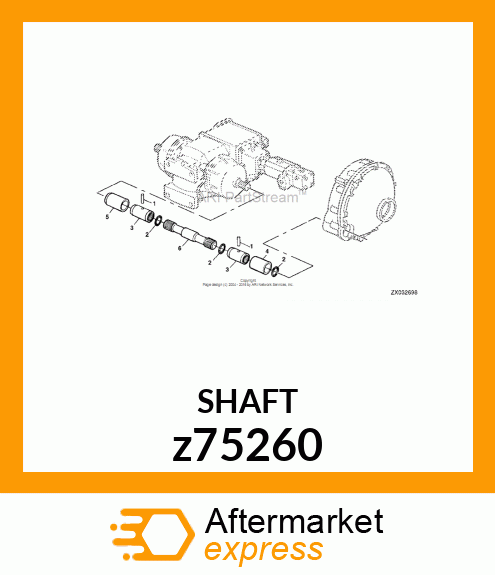 DRIVE SHAFT, DRIVE SHAFT z75260