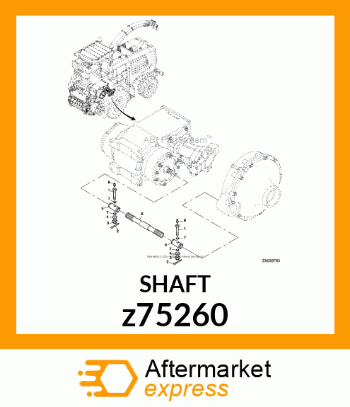 DRIVE SHAFT, DRIVE SHAFT z75260