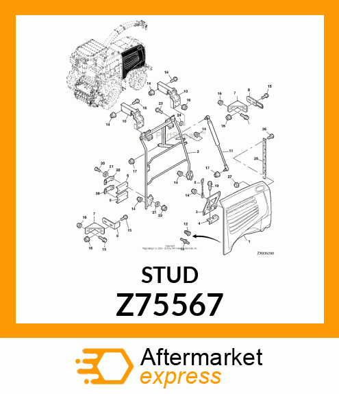 STUD Z75567