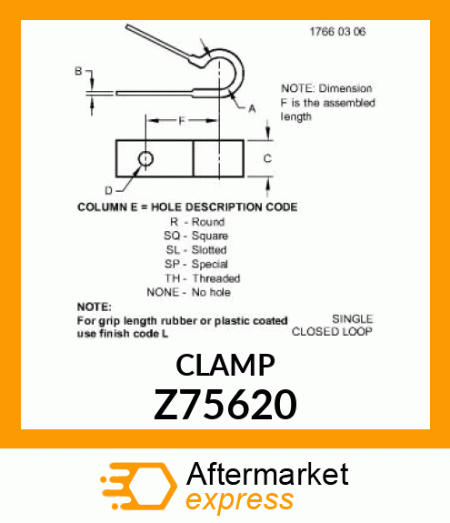 CLAMP Z75620