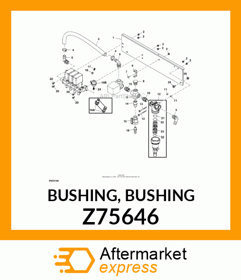 BUSHING, BUSHING Z75646