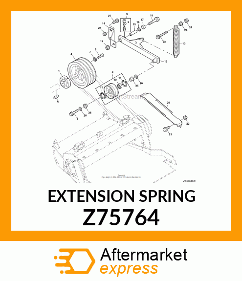 EXTENSION SPRING Z75764