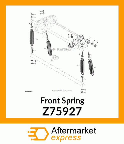 EXTENSION SPRING Z75927