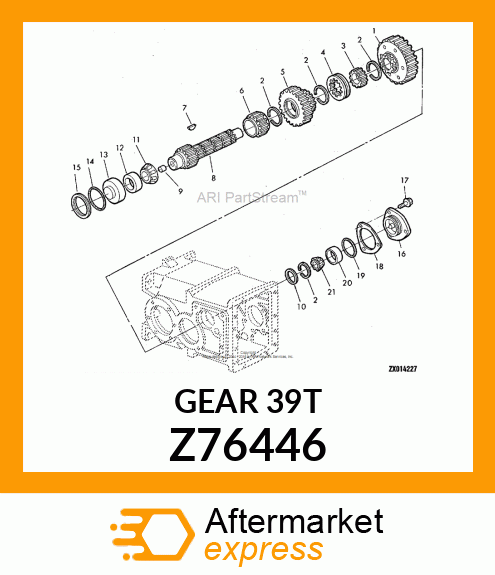 GEAR 39T Z76446