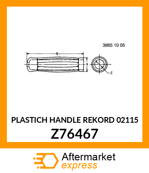 PLASTICH HANDLE REKORD 02115 Z76467