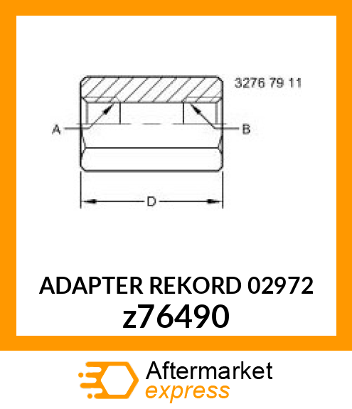 ADAPTER REKORD 02972 z76490