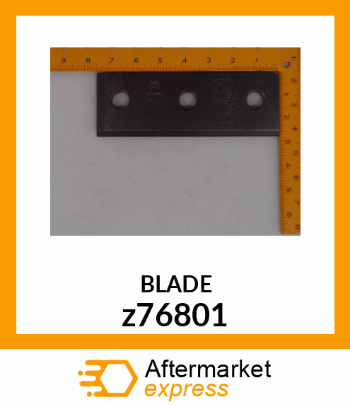 CUTTERBAR WEAR PLATE z76801