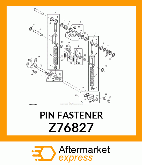 PIN FASTENER Z76827