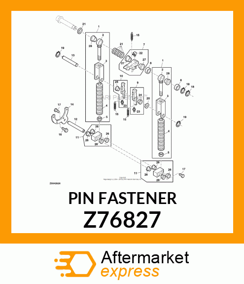 PIN FASTENER Z76827