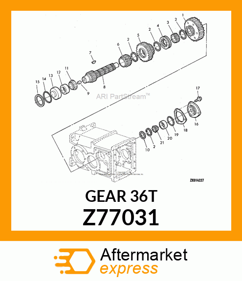 GEAR 36T Z77031