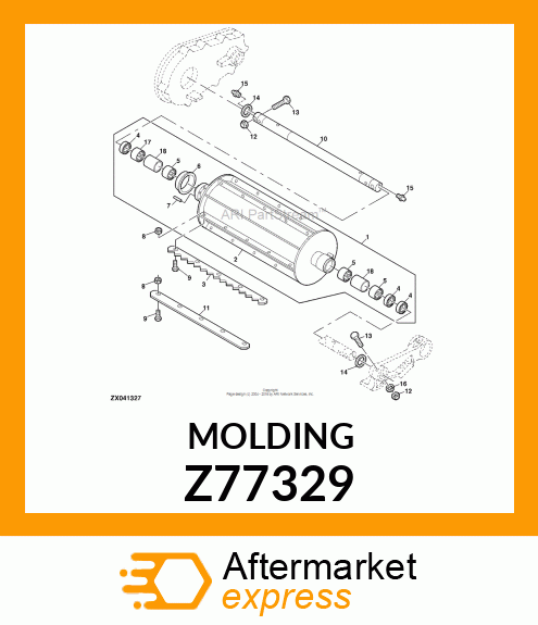 CROSSBAR, FEEDING BAR, NARROW Z77329