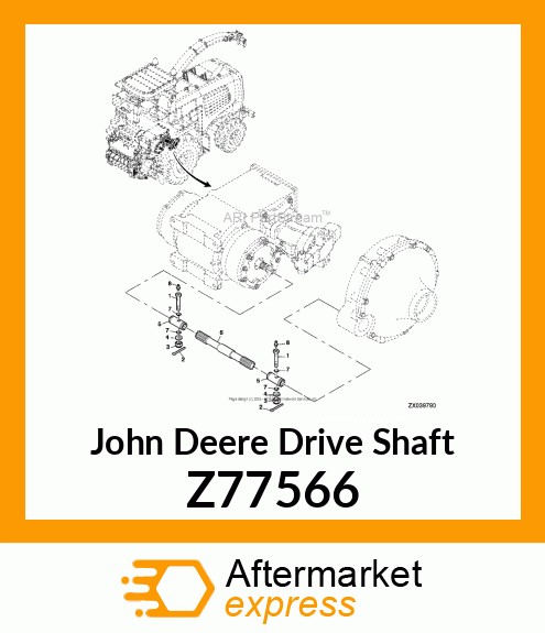 DRIVE SHAFT, DRIVE SHAFT Z77566