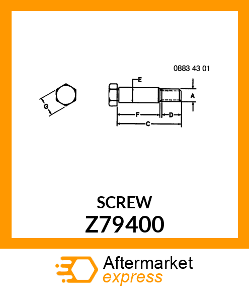 SCREW,PILOT POINT Z79400