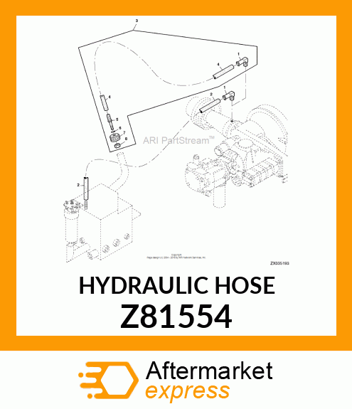 HYDRAULIC HOSE Z81554