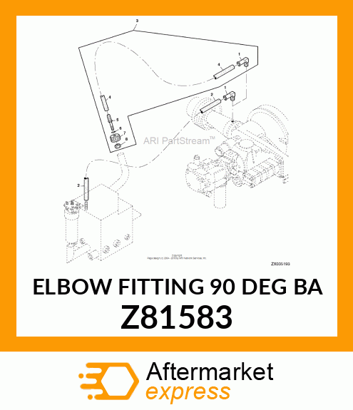 ELBOW FITTING 90 DEG BA Z81583