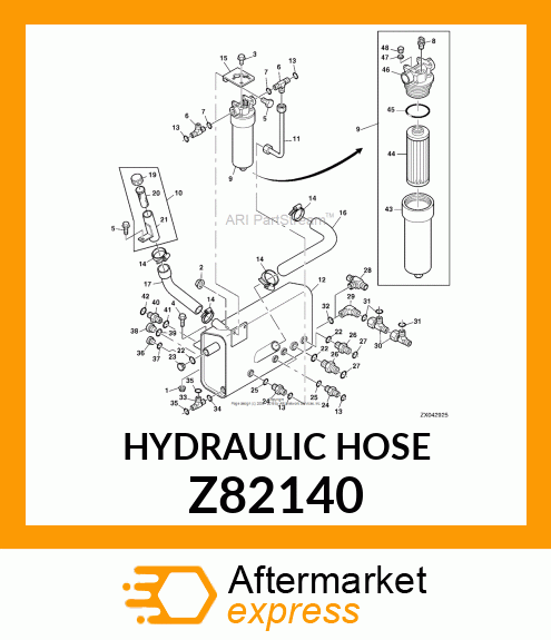 HYDRAULIC HOSE Z82140