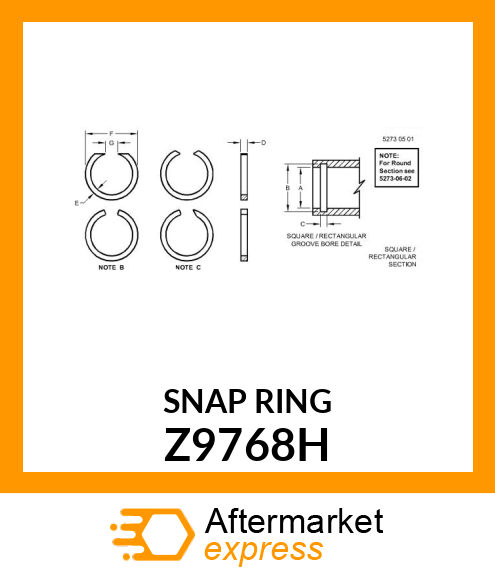 SNAP RING, Z9768H