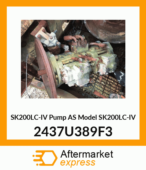 SK200LC-IV Pump AS Model SK200LC-IV 2437U389F3