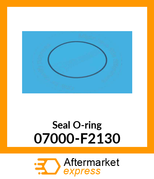 Spare part 07000F2130 + O-ring