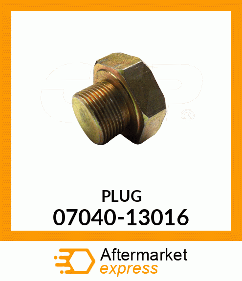 Spare part 07040-13016 + Plug