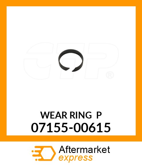 Spare part 07155-00615 + RING,WEAR? PISTON