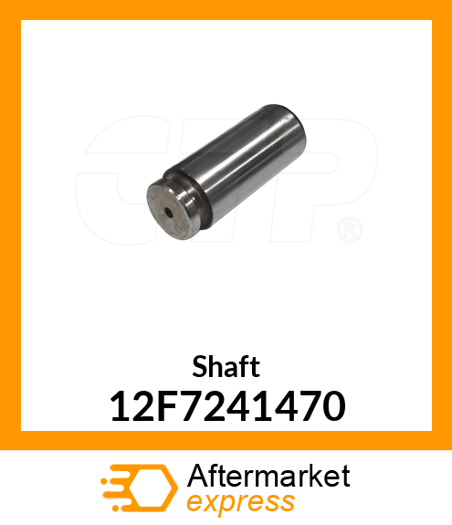 Spare part 12F-72-41470 + Shaft