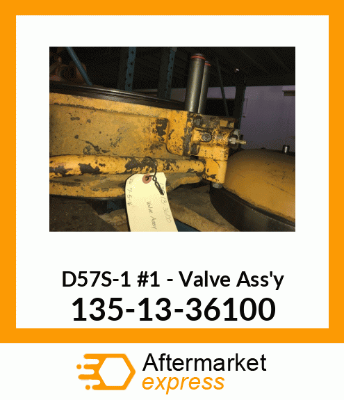 D57S-1 #1 - Valve Ass'y 135-13-36100