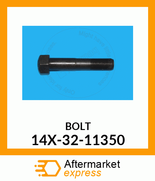 Spare part 14X-32-11350 + BOLT? MASTER