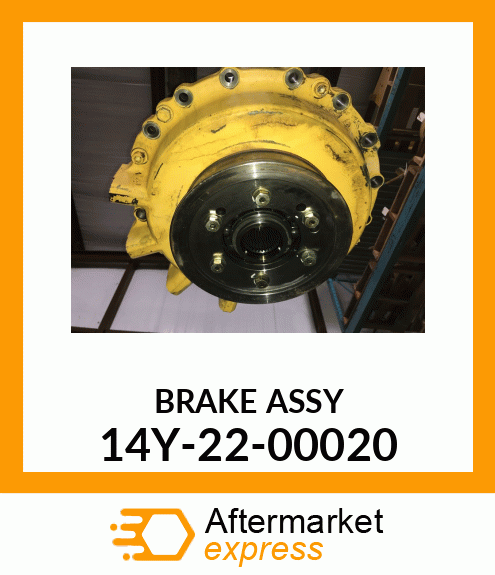 Spare part 14Y-22-00020 + BRAKE ASS'Y