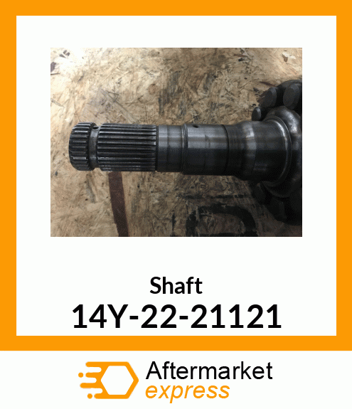 Shaft 14Y-22-21121