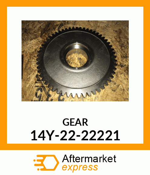 Gear 14Y-22-22221