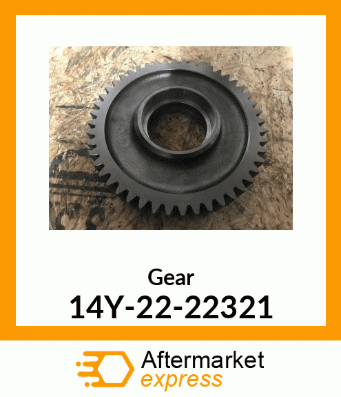 Gear 14Y-22-22321