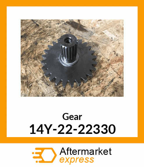 Gear 14Y-22-22330