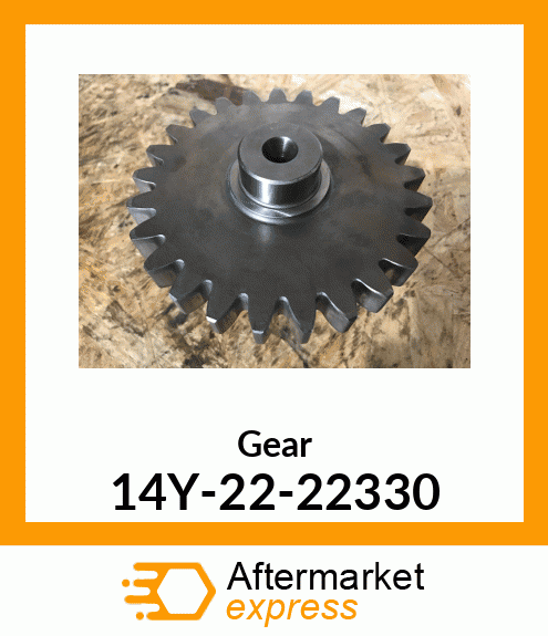 Gear 14Y-22-22330